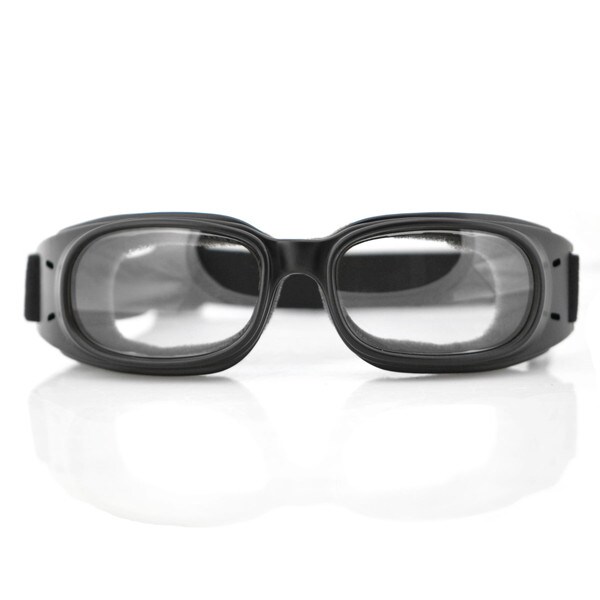 Piston clear lens goggles
