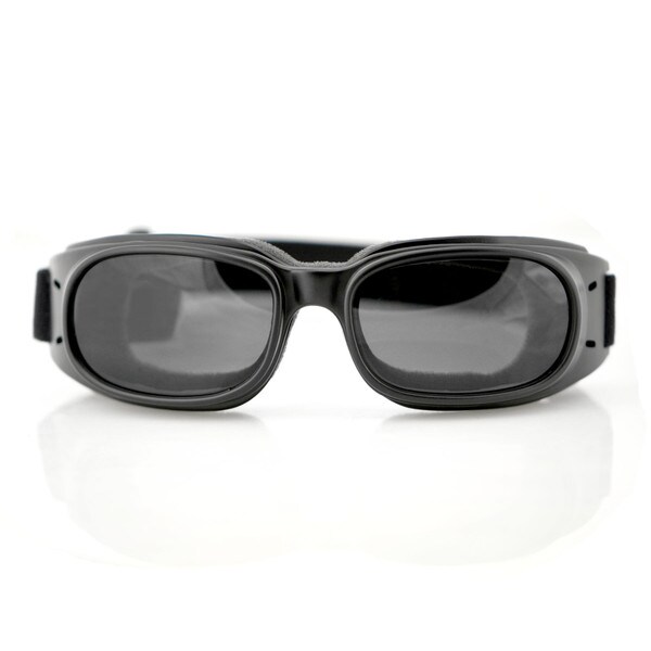 Piston smoke lens goggles